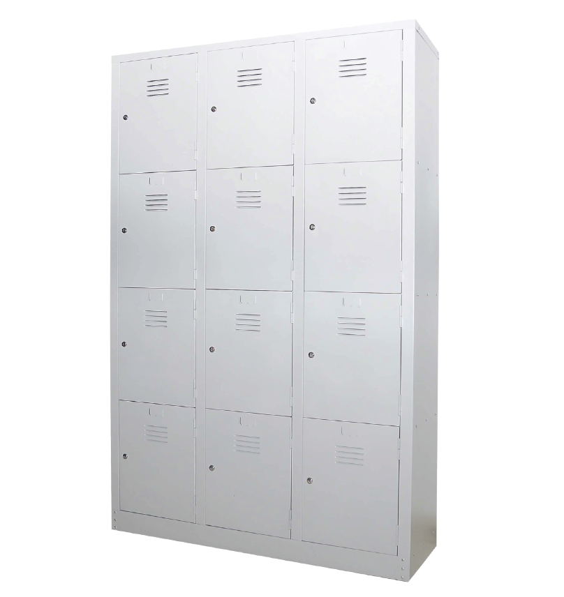STERLING 12 COMPARTMENTS STEEL LOCKER (S107/A & S107/AS) / 915mm WIDTH