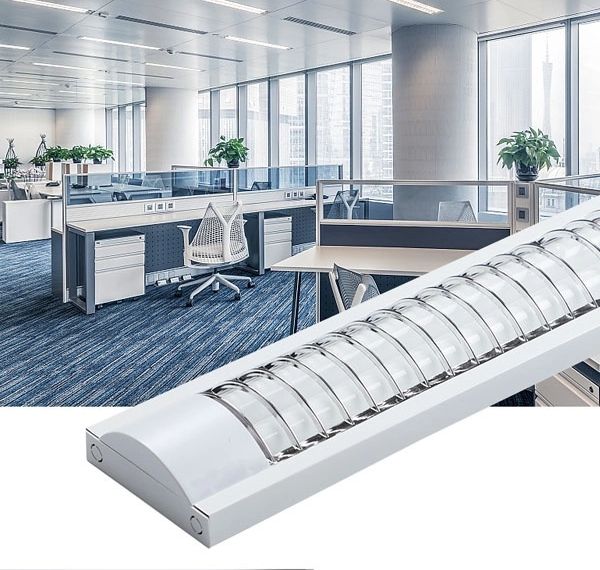 4FT/2FT Double Louver Mirror Fitting / LED T8 Fluorescent Housing