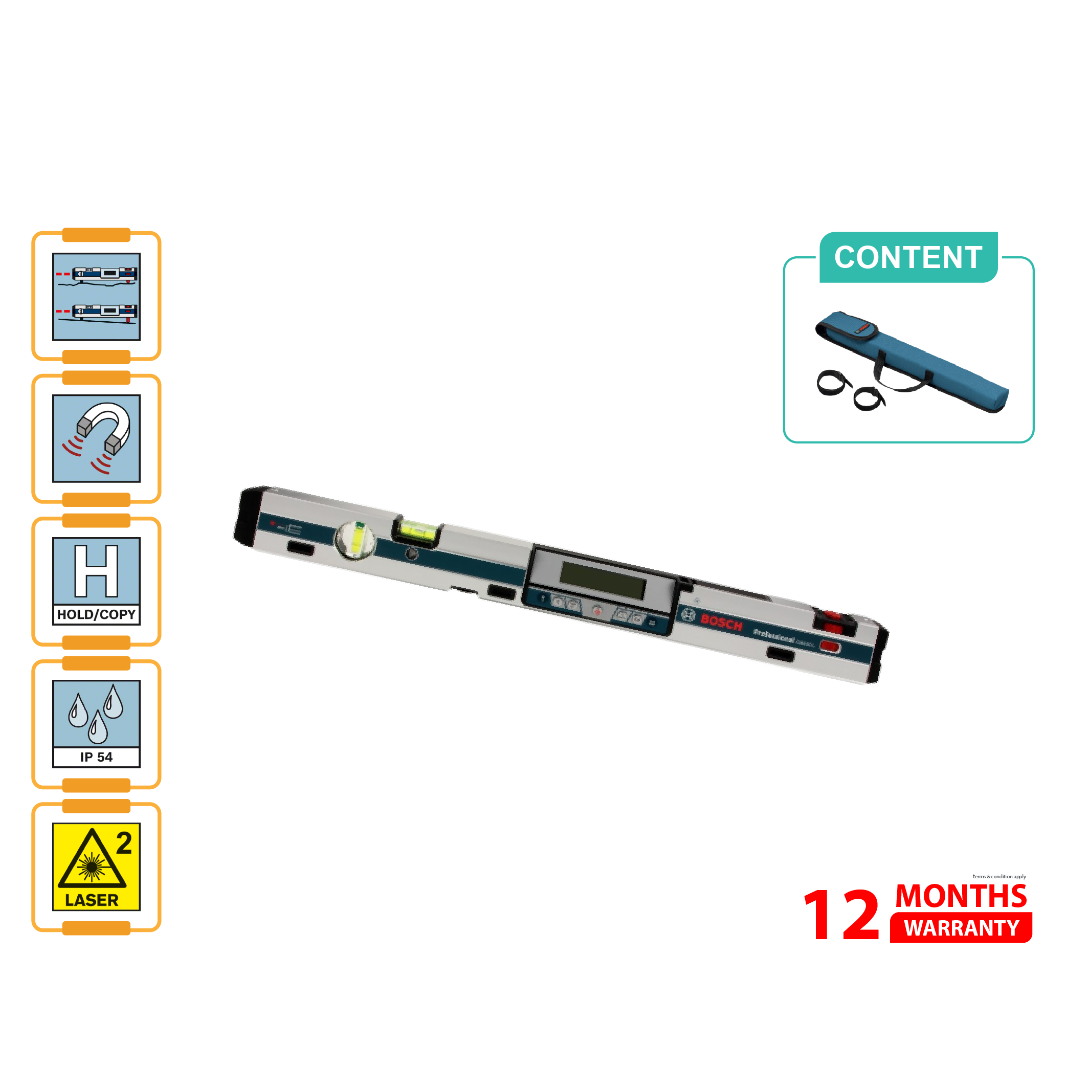BOSCH GIM 60 L Digital Inclinometer - 0601076900