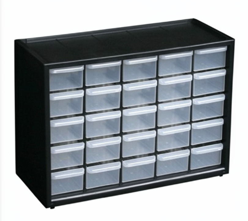 25 Compartment Heavy Duty Cabinet drawers | Screw Organizer Drawer | 25 Drawer Storage
