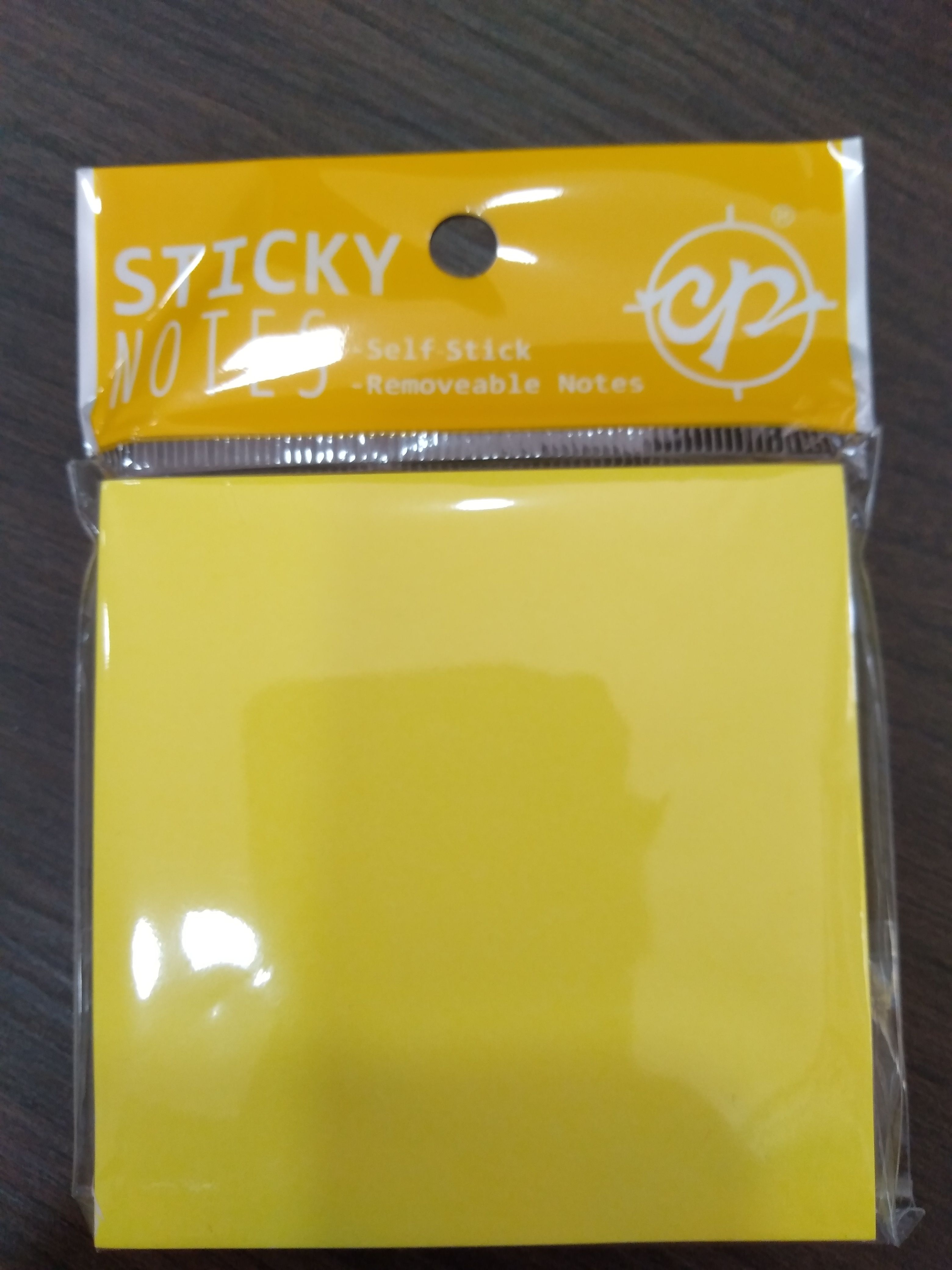 STICKY NOTE CP 3 X 3 - YELLOW ( NEON COLOUR)