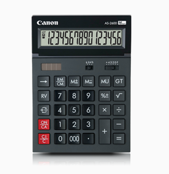 Canon Desktop Calculator 16 digits AS-2600