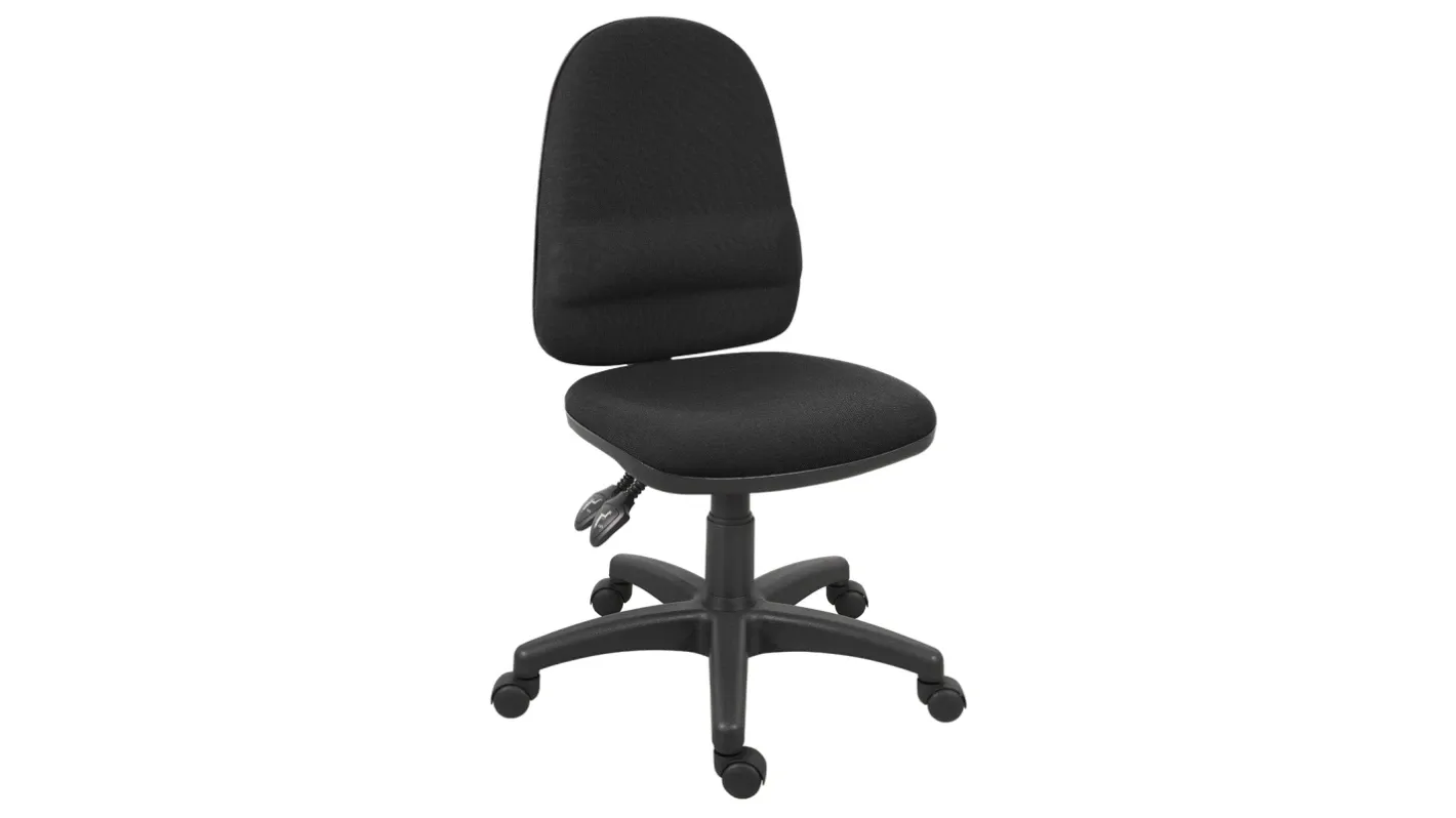 OEM COCAHO 440G/606G TYPIST CHAIR WITHOUT ARMREST PU BLACK