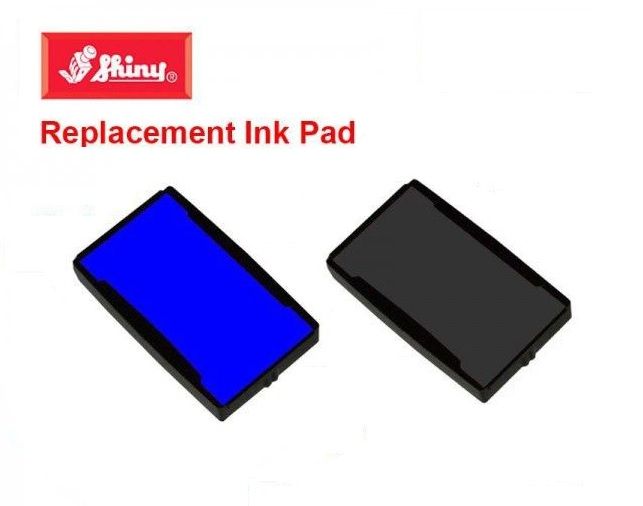 Shiny S-823/S1823-7 Ink Pad Refill (Black/Blue)