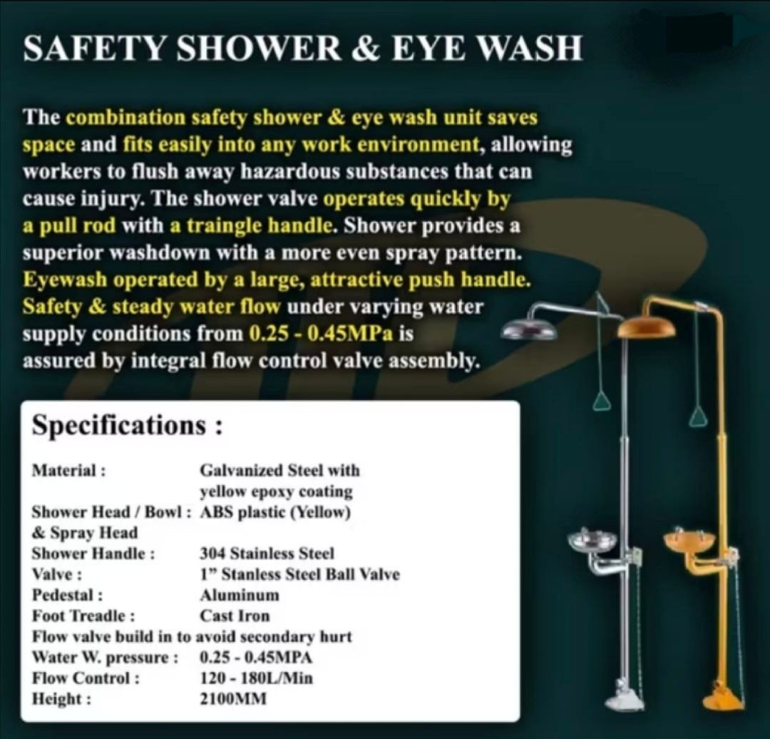 Safety Shower and Eye Wash