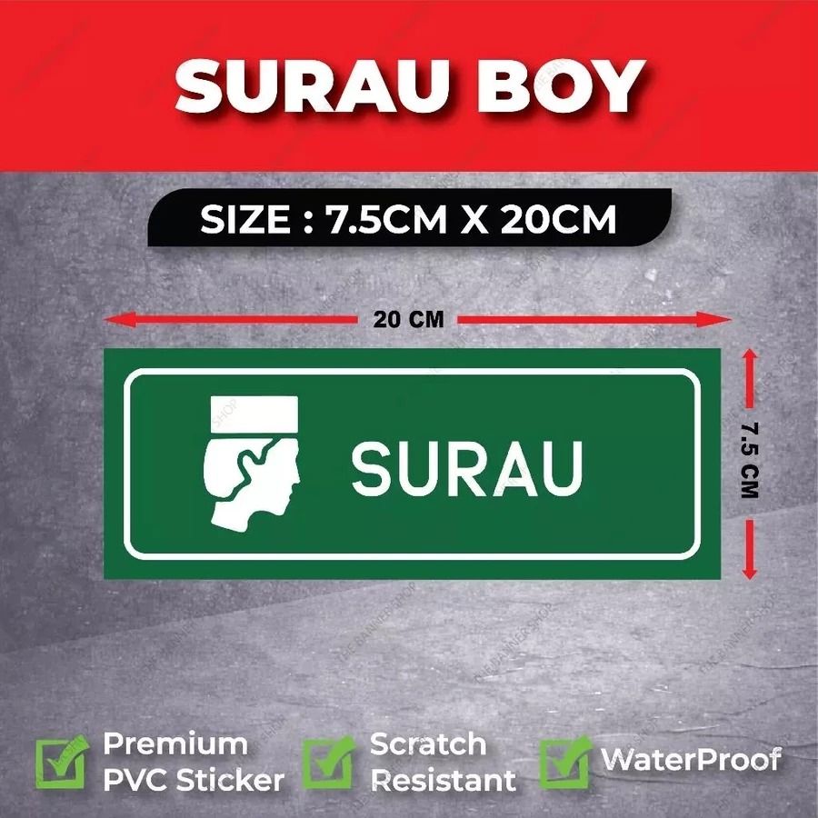 Customade Signage with board (Surau Boy)