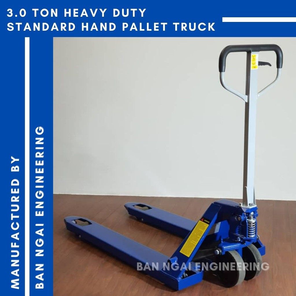 X-LIFT 3 TON HAND PALLET TRUCK WIDE FORK (685MM X 1220MM) MANUAL PALLET JACK HAND JACK | 1 YEAR FULL WARRANTY