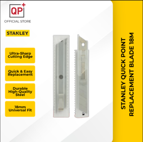STANLEY QUICK POINT REPLACEMENT BLADE 18M REFILL BLADE KNIFE (11-301H) l BILAH l 刀片-