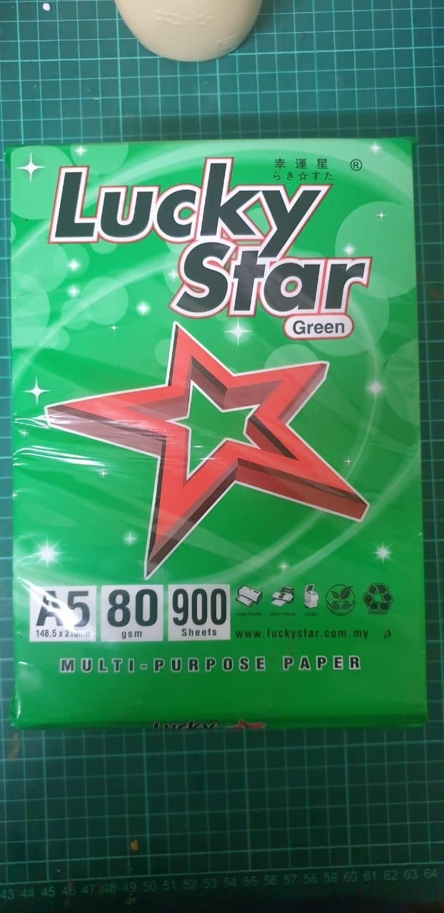 OCHA A5 SIZE PAPER 80GM-QTY:900PCS/REAM