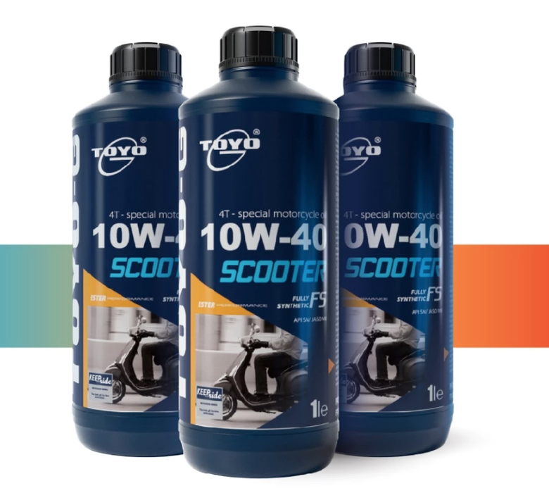TOYO-G SCOOTER 10W-40 4-STROKE MOTORCYCLE FULLY SYNTHETIC WITH ESTER MIX ENGINE OIL (1L)