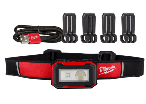 Milwaukee IR HL450 Internal Rechargeable Headlamp 450 Lumen