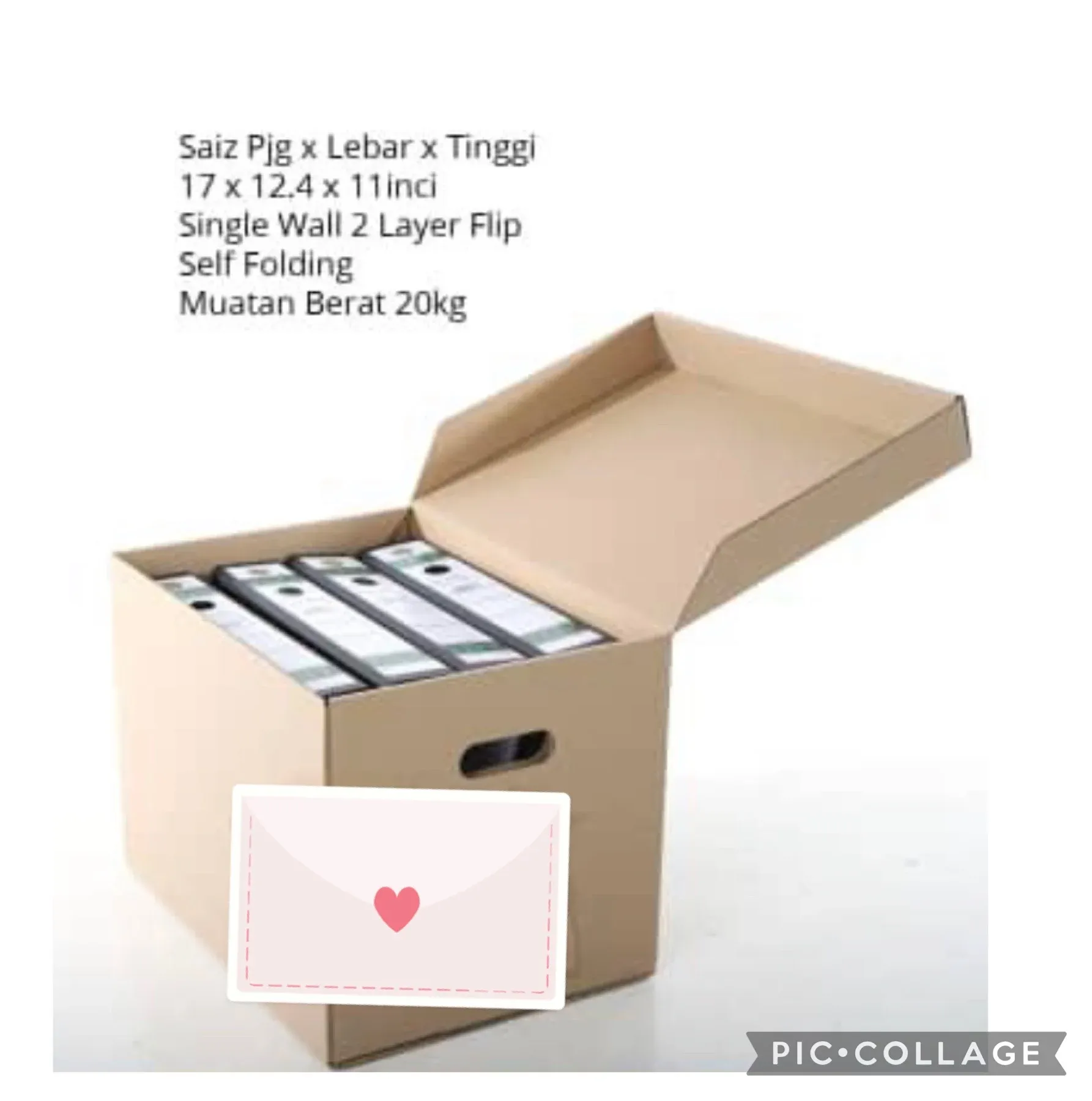 Storage Box 17inci Panjang X 12.4inci Lebar X 11inci Tinggi
