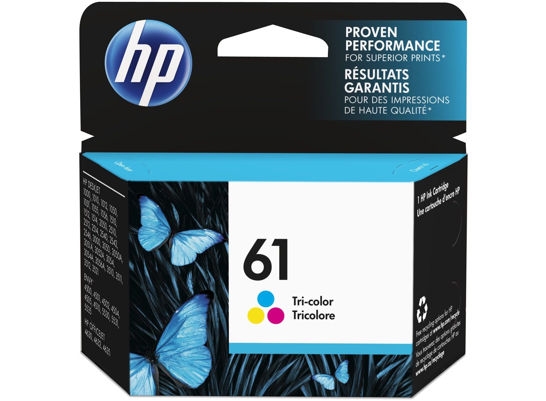 HP 61 TRI-COLOUR INK CARTRIDGE (CH562WA)