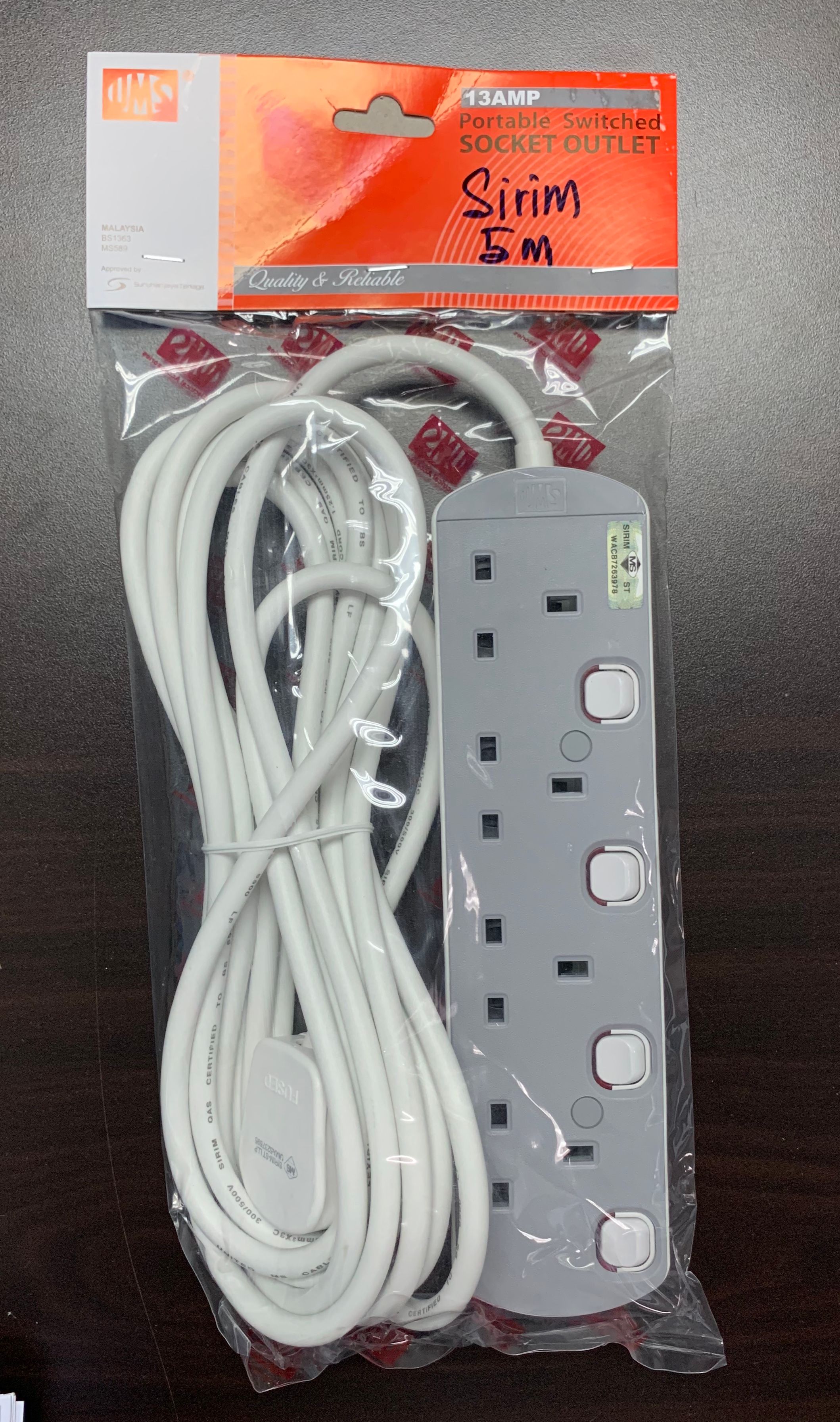 Extension Plug Sockets With 4 Gang 2m /Extension /Extension Plug Sockets /Trailing Extension Sockets /Extension Plug Sockets With 4 Gang 2m