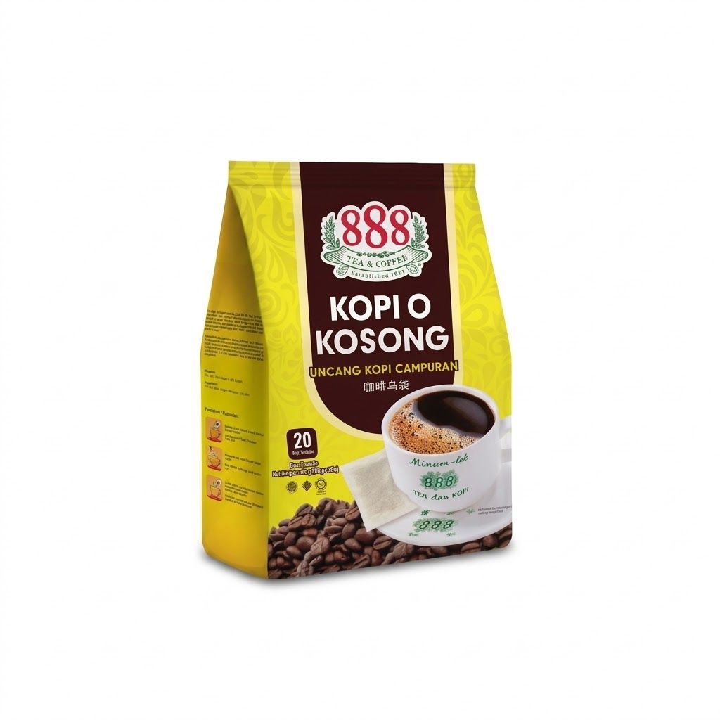 888 Kopi O Kosong 888 (10g X 20 Sachets)