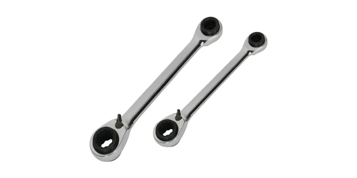 MULTIFIT RATCHET RING REVERSIBLESPANNER SET 2PC