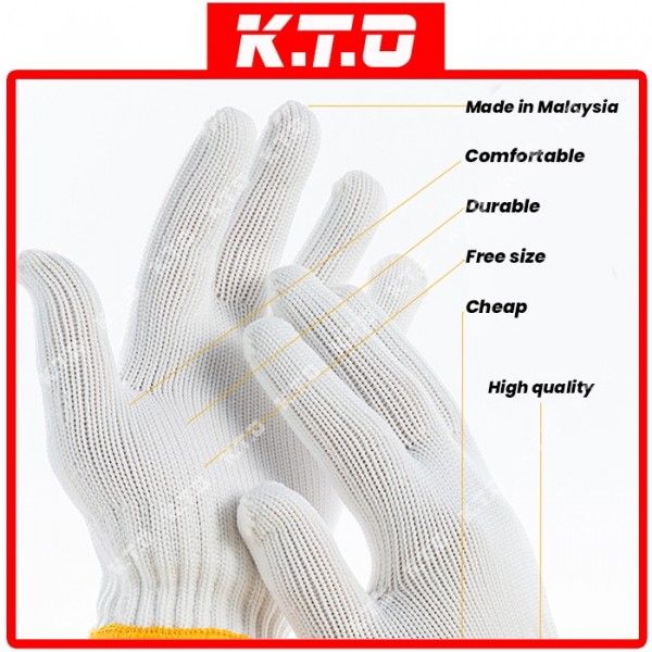 105 COTTON GLOVE -WHITE (FREE SIZE) / COTTON GLOVE / GLOVE