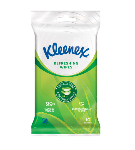 20x3x10s Kleenex Refreshing Wipes Bdl Pack (50042B)