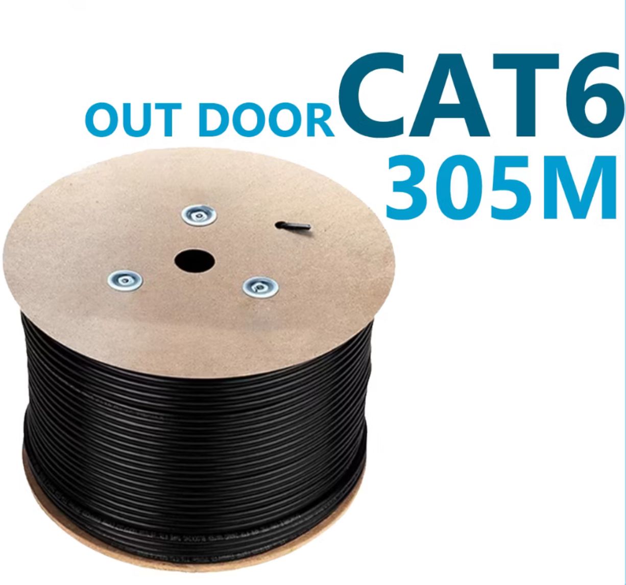 Cable CAT6 Cat6 UTP Ethernet Cable Lan Internet Network Cable CCA Waterproof Gigabit (OUTDOOR)