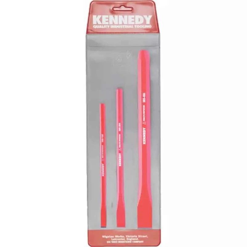 Kennedy Cold Chisels 3Pcs Flat Chisel Set