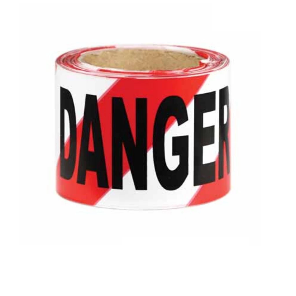 OEM Red White Danger Tape 2"