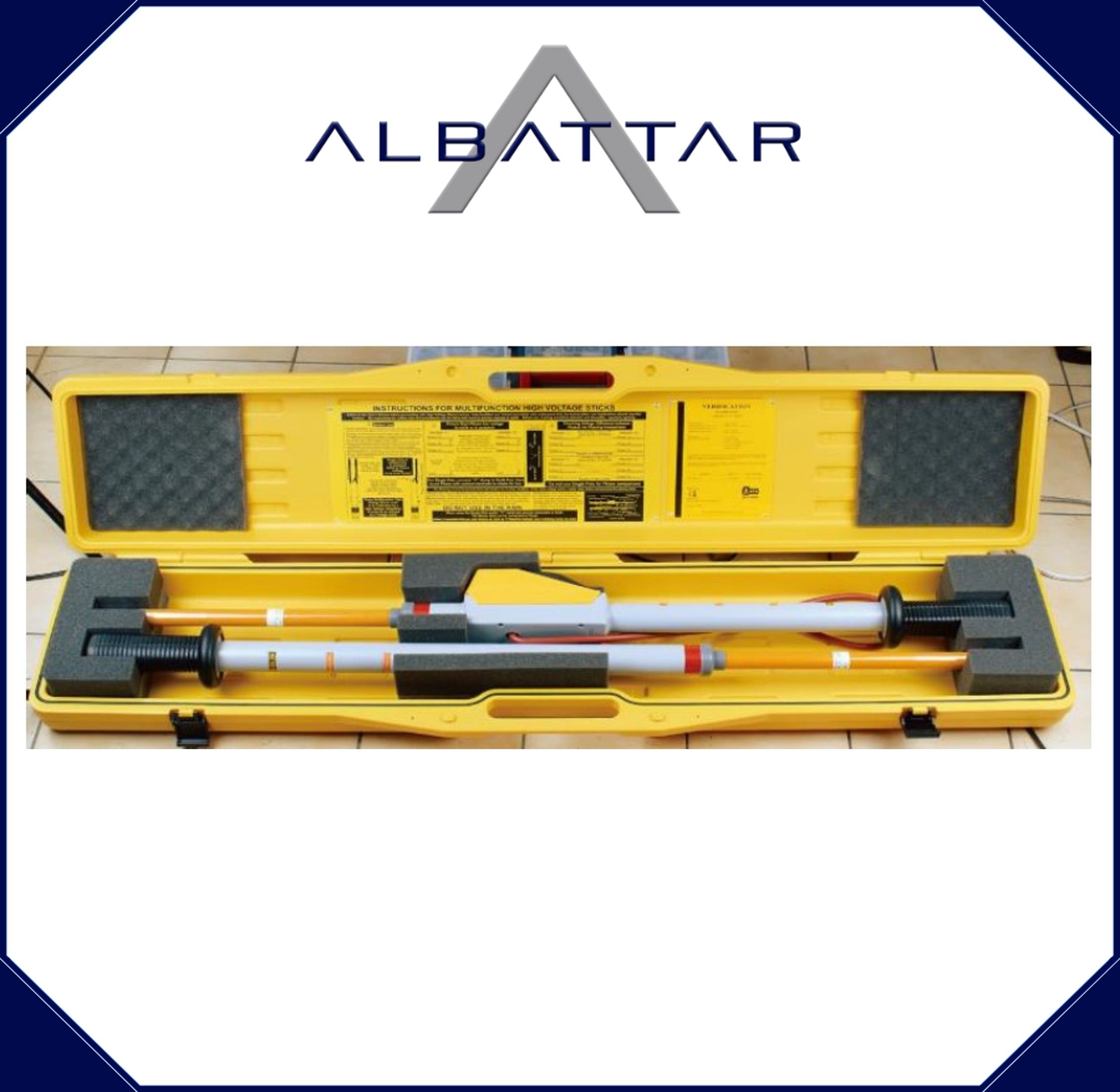 KKI 333ANA 36KV MULTI FUNCTION PHASING STICK/DETECTOR W BUILT-IN VOLTAGE INDICATOR