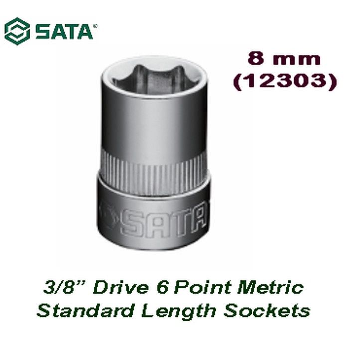Sata 3/8” DR. 6PT. SOCKET 8MM