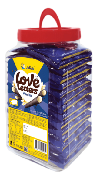 Julie’s Love Letters Vanilla 576g X 6 JAR
