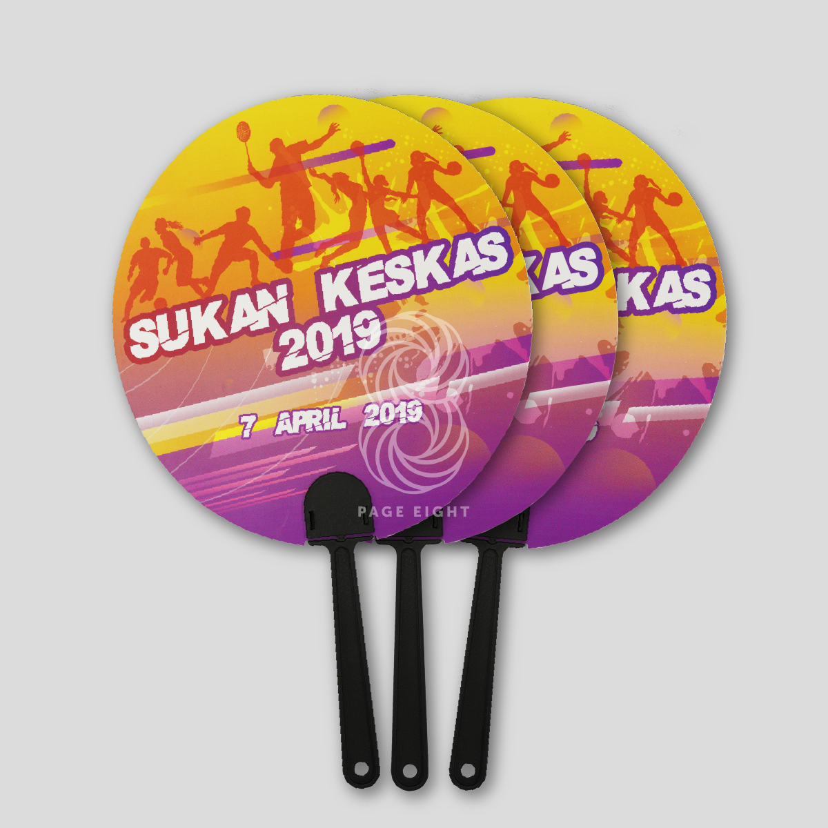 Hand Fan with Logo