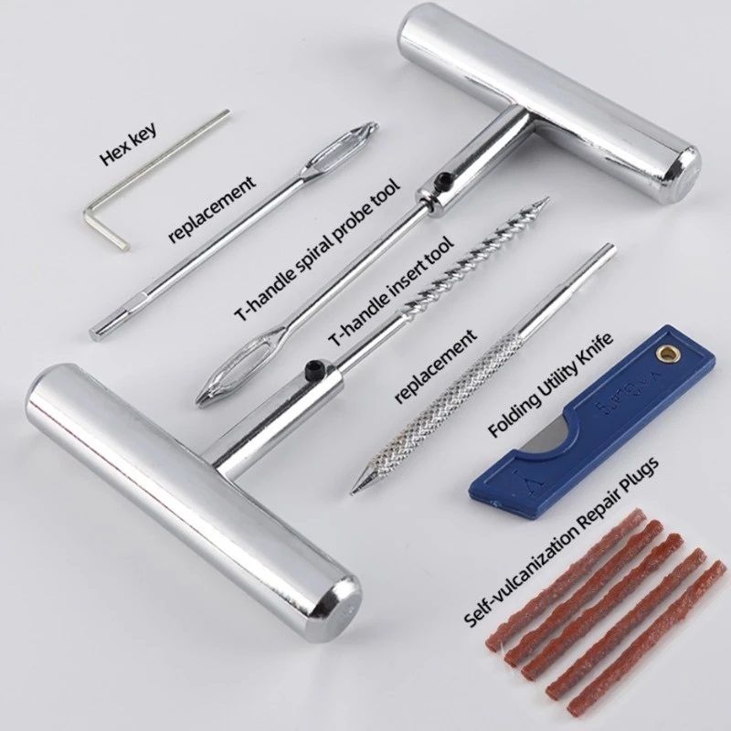 Tire Repair Tool Kit Automotive Automobile Car Tire Tyre Motorcycle Tire Puncture Repair Mini Tool Kit