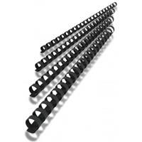 *Comb Binding A4/21R Black 20mm