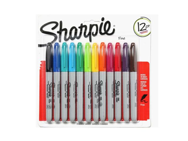 Sharpie Assorted Permanent Marker Large 12 pieces