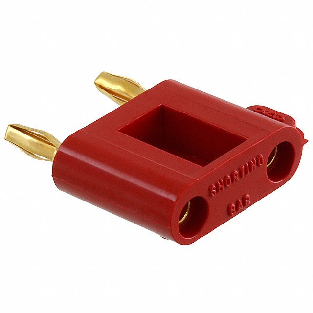 Fluke PJKPL 2035-2 Miniature Shorted Dbl Banana Plug, Red