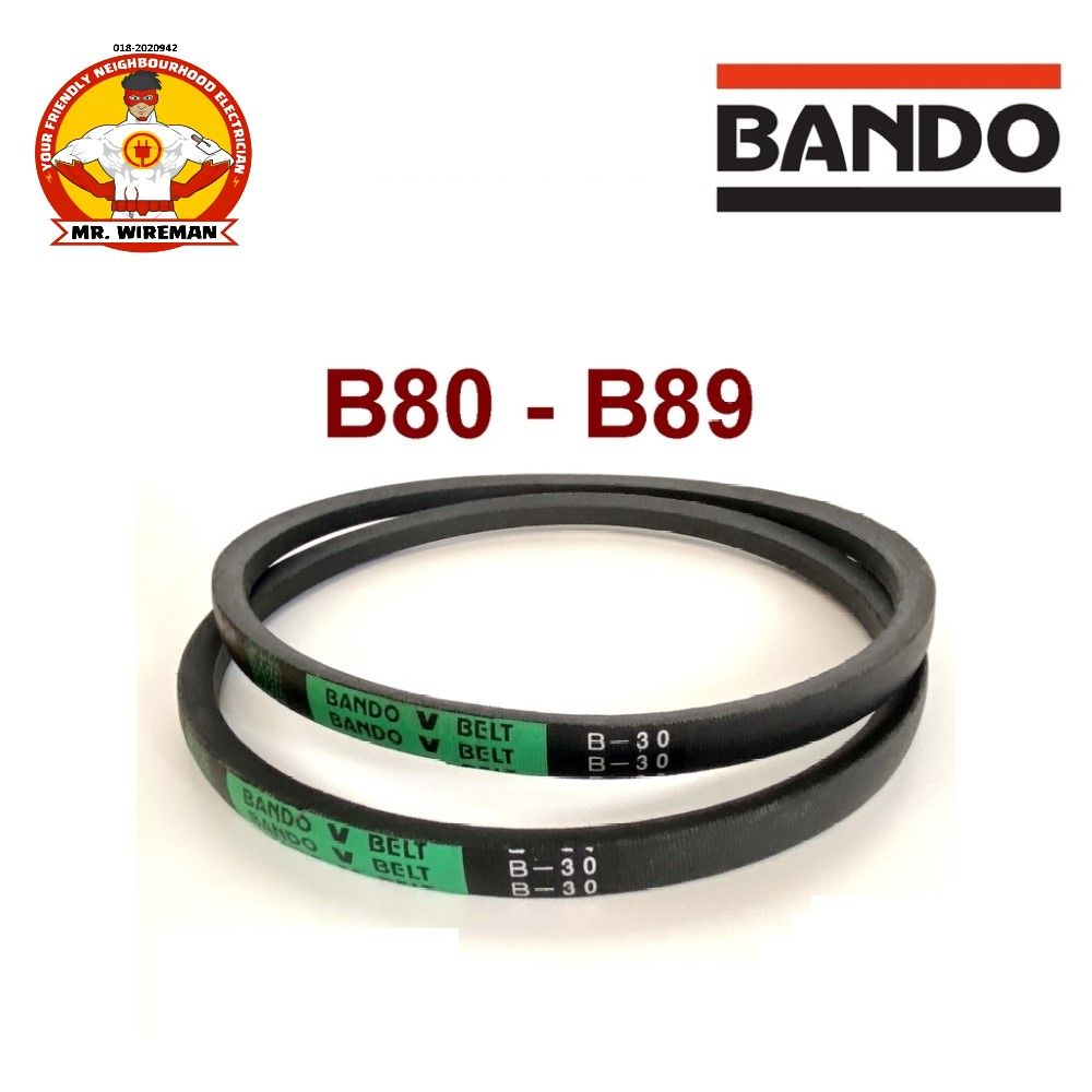 Bando Belt B90 B91 B92 B93 B94 B95 B96 B97 B98 B99 Industrial V Belt B