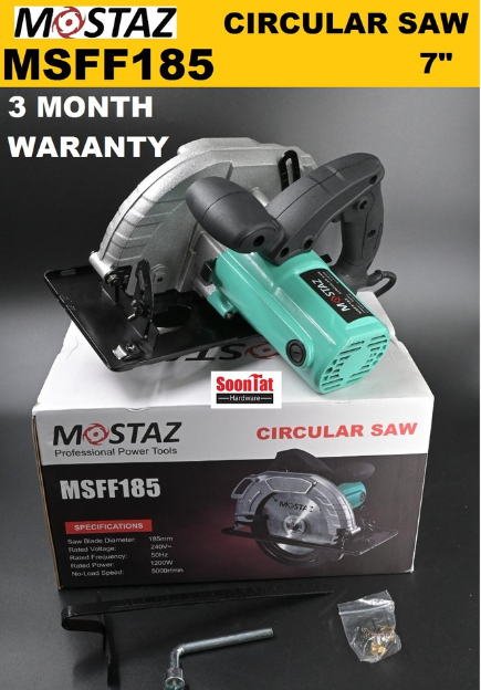 MOSTAZ Circular Saw MSFF185 1200W / Wood Cutter Machine