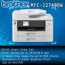BROTHER MFC-J2740DW Inkjet Printer (Color, A3, Wifi, Duplex, Print, Scan, Copy, Fax)