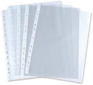 SHEET PROTECTOR PRISM POCKET WITH11 HOLES A4 100PCS/BOX