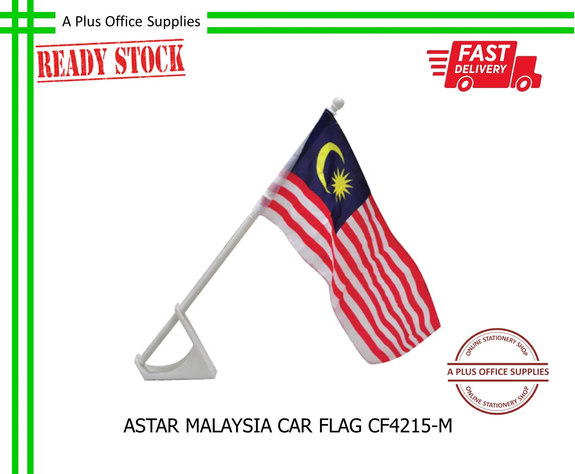 ASTAR Malaysia Car Flag CF4215-M / Bendera Malaysia untuk Kereta