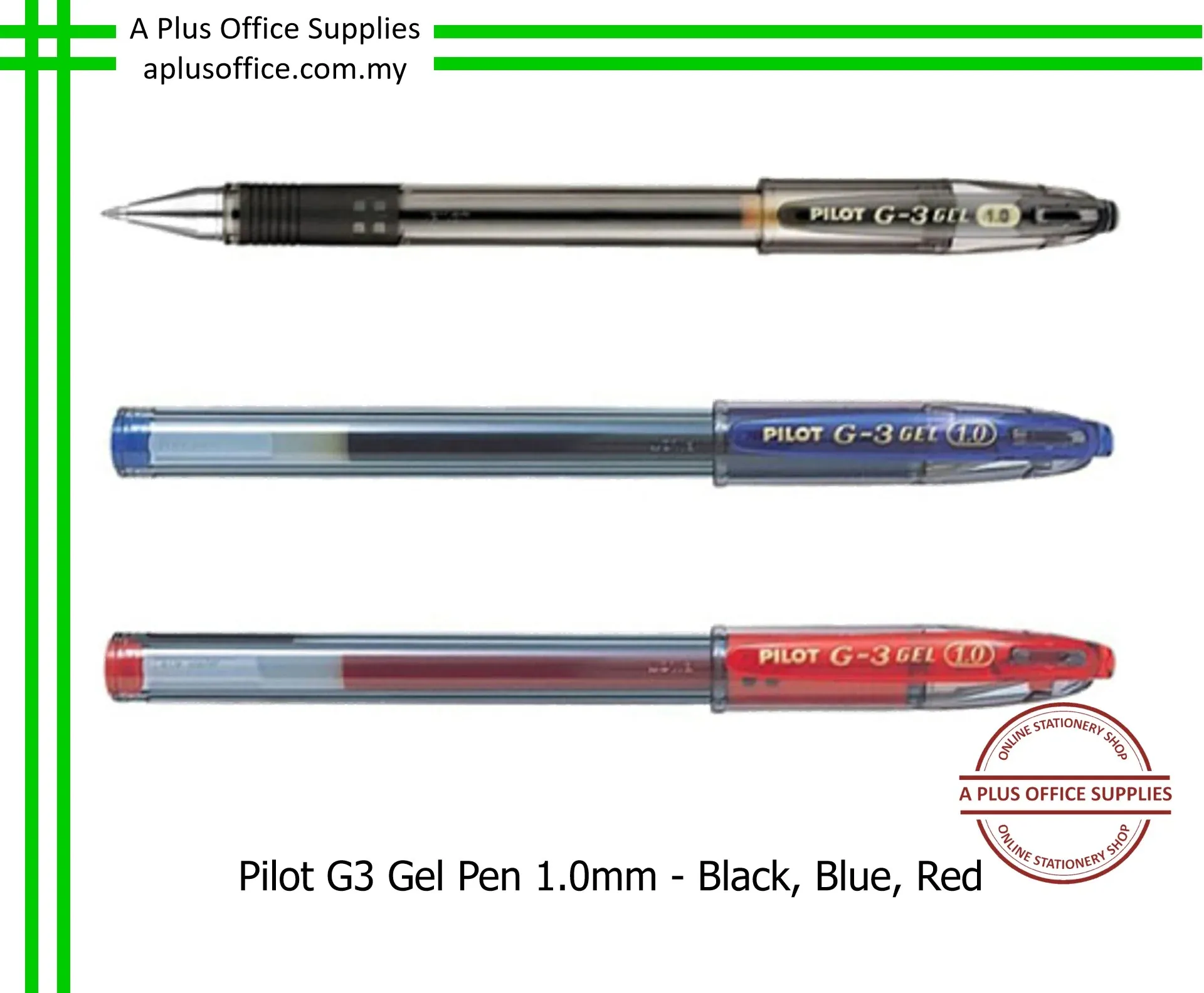 PILOT 1.0 G3 Gel Pen / Pen Gel