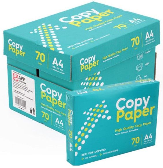A4 Paper | 1Box/ 5 Reams - Copy Paper A4 Copier Paper - 70gsm (500 Sheets) Kertas A4