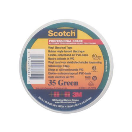 Others *35 Scotch Vinyl Electrical Tape 19mm X 20m Green