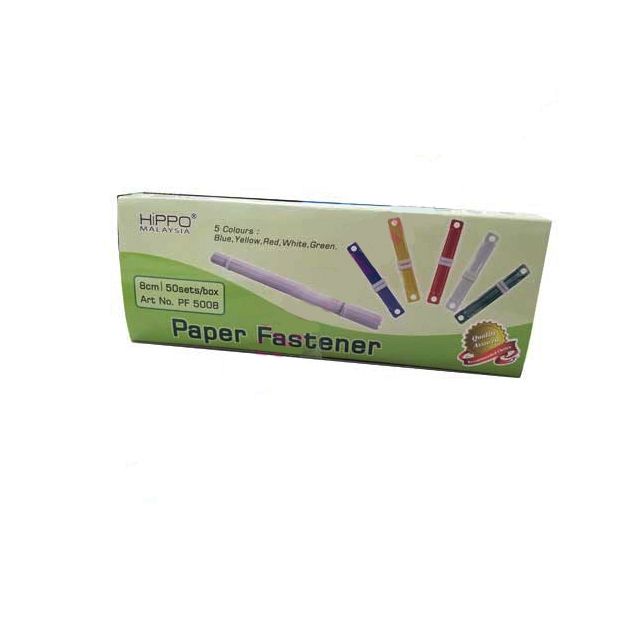 HIPPO PAPER FASTENER 50PC/BOX