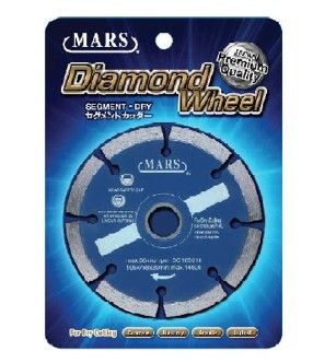 MARS DIAMOND CUTTING WHEEL SEGMENT (DRY) -105 MM
