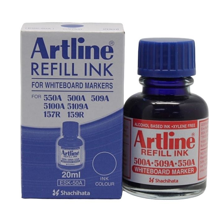 ARTLINE REFILL INK FOR WHITEBOARD MARKERS (BLUE)