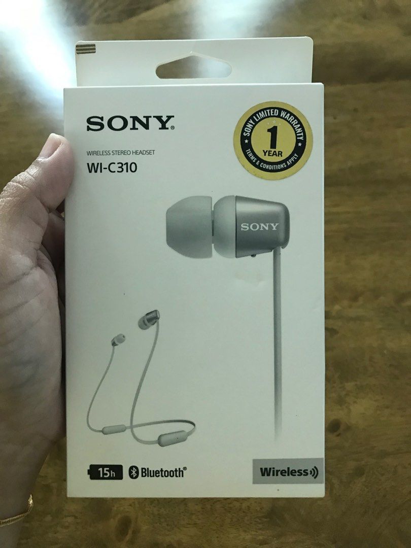 *SONY WI-C310 WIRELESS IN-EAR HEADPHONES (GOLD)