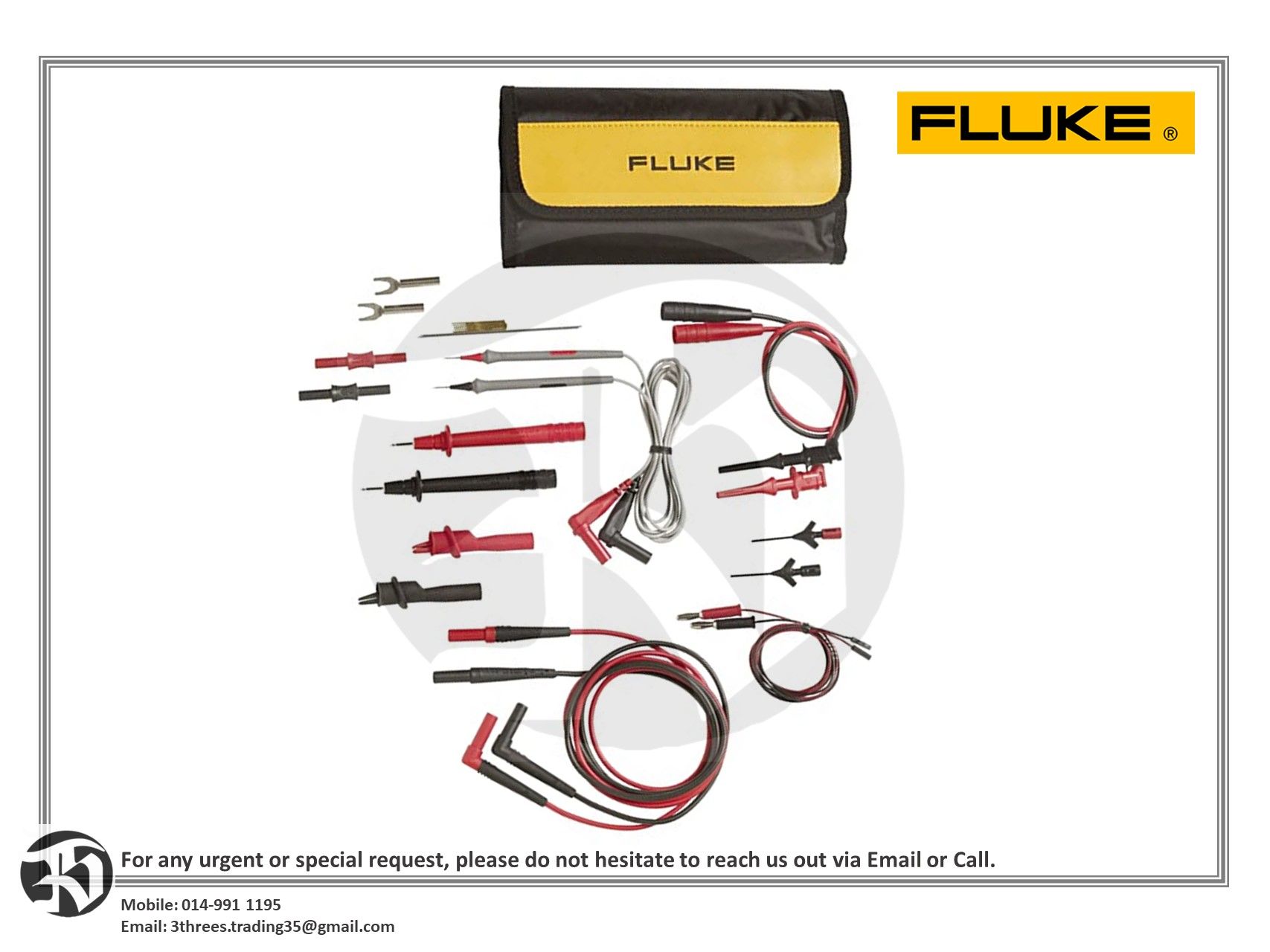 FLUKE TL81A Deluxe Electronic Test Lead Kit