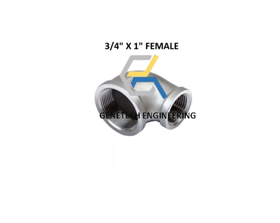 Stainless Steel Female Threaded Elbow 3/4" x 1"
