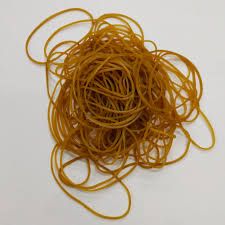 RUBBER BAND BROWN 1.5" 200 GMS
