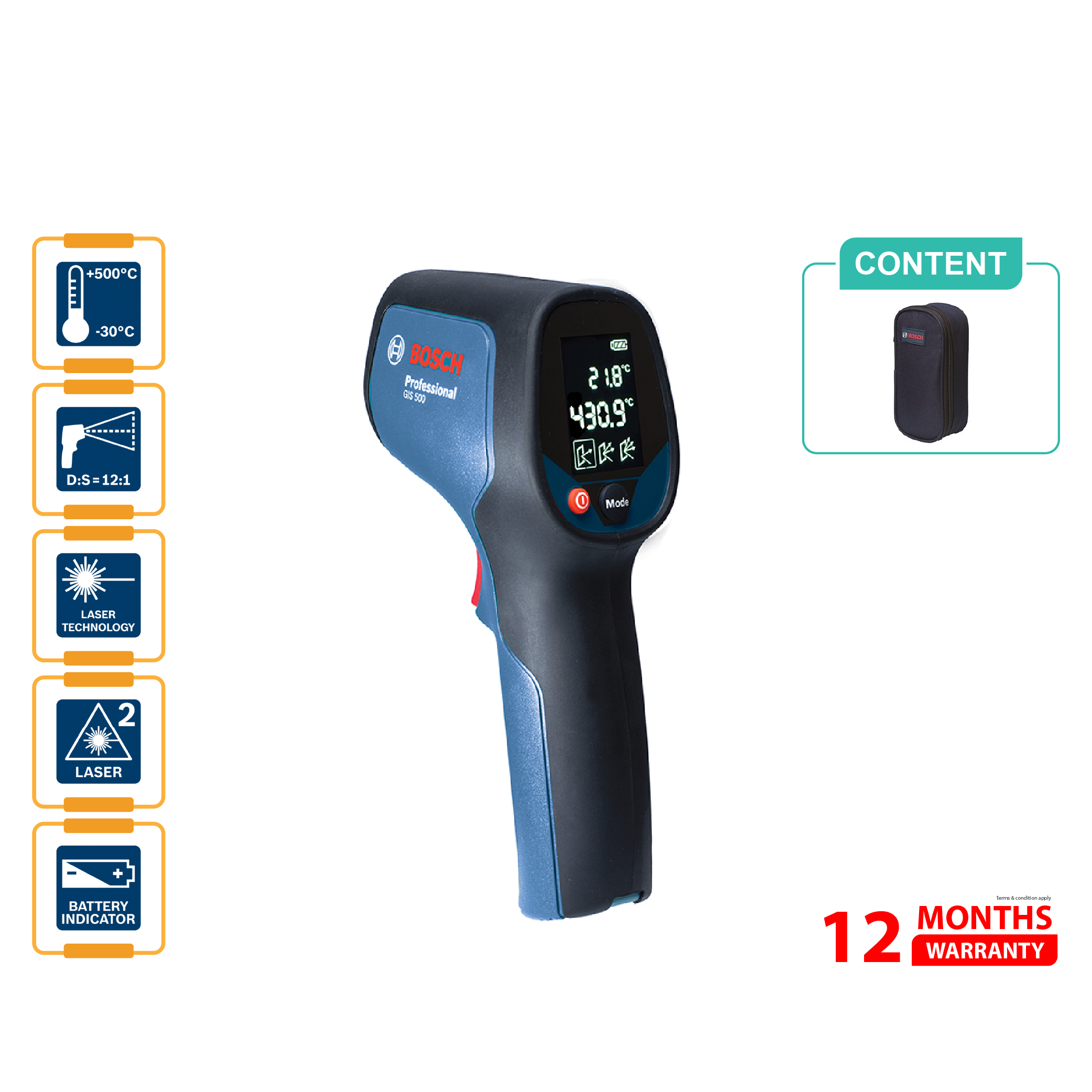 BOSCH GIS 500 Thermo Detector - 0601083480
