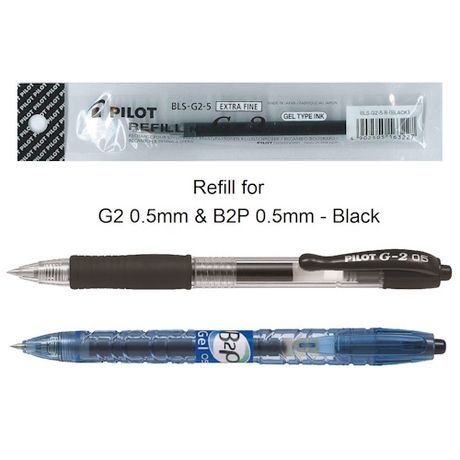 PILOT BLG25 (XF) 0.5MM G2 GEL PEN REFILL